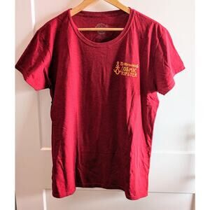 New Without Tags Women's McMenamins Cosmic Tripster T-Shirt Red Size XL